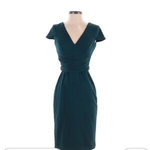 Dress the Population Deep Teal Mini Dress